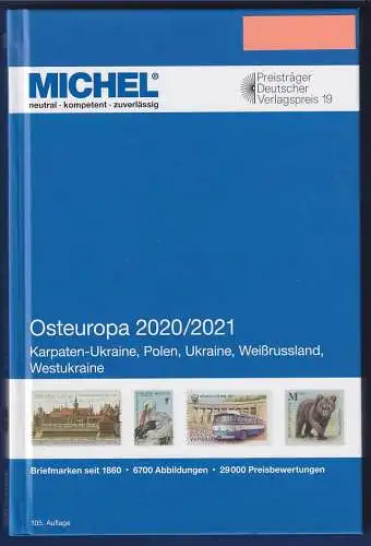 MICHEL Europa-Katalog 2020-21 Band 15 Osteuropa, Top-Zustand