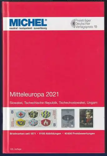 MICHEL Europa-Katalog 2021 Band 2 Mitteleuropa, Top-Zustand