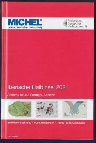 MICHEL Europa-Katalog 2021 Band 4 Iberische Halbinsel, Top-Zustand