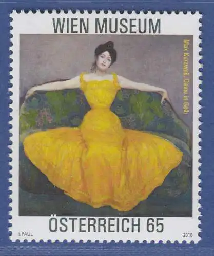 Österreich 2010 Sondermarke Kunstwerke aus dem Wien-Museum  Mi.-Nr. 2859