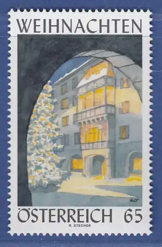 Österreich 2010 Sondermarke Weihnachten Goldenes Dach v. R.Stecher  Mi.-Nr. 2902