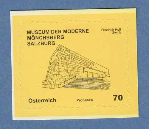 Österreich 2012 Freimarken Kunsthäuser 70 C.  Mi.-Nr. 2991 **