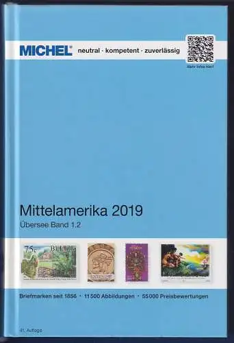 MICHEL Übersee-Katalog 2019 Band 1.2 Mittelamerika, Top-Zustand