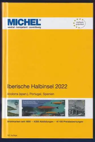 MICHEL Europa-Katalog 2022 Band 4 Iberische Halbinsel, Top-Zustand