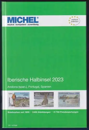 MICHEL Europa-Katalog 2023 Band 4 Iberische Halbinsel, Top-Zustand