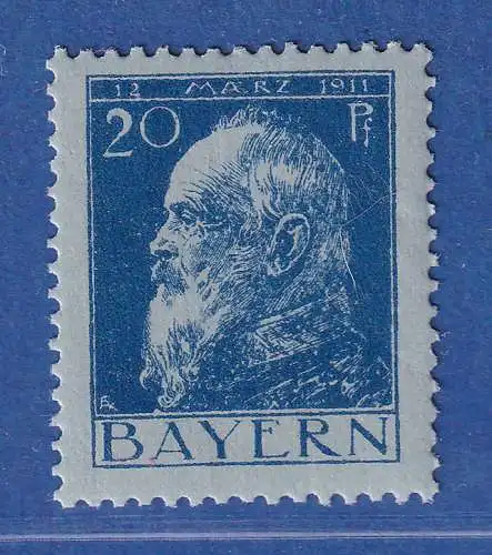 Bayern Prinzregent Luitpold Type I  20-Pfg-Wert Mi.-Nr. 79 Ib **