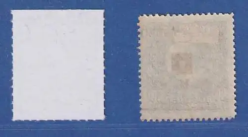 Jugoslawien 1919 50H schwarzblau mit Aufdruck S.H.S. ungebraucht *