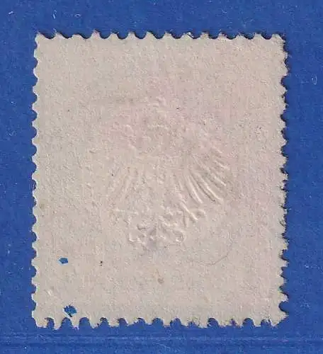 Dt. Reich kl. Brustschild 1 Kreuzer grün Mi.-Nr. 7 gestempelt