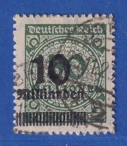 Dt. Reich 1923 Korbdeckel 10 Milliarden Mi.-Nr. 336B O gpr. INFLA