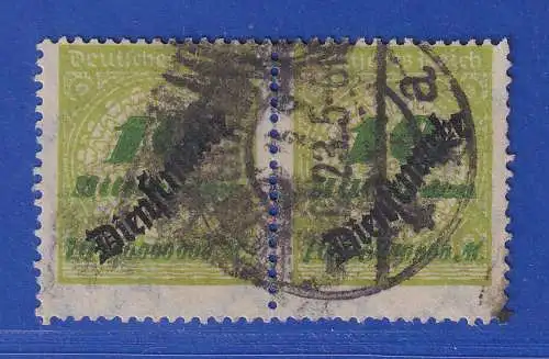 Dt. Reich 1923 Dienstmarken 10 Mrd. Mark Mi.-Nr. 86 Paar O gpr. INFLA ANSEHEN