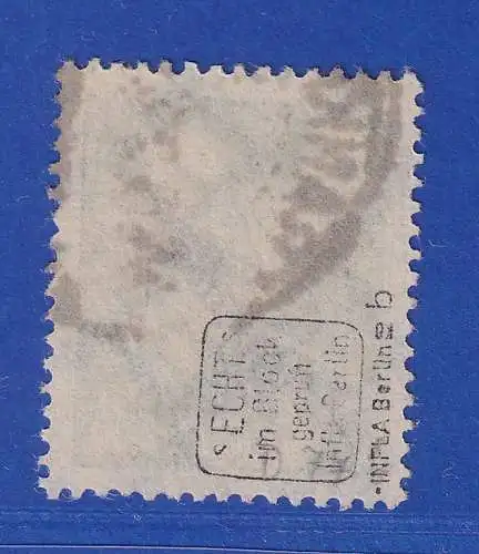 Dt. Reich 1923 Dienstmarke 40 Mark  Mi.-Nr. 77b gestempelt  gpr. INFLA