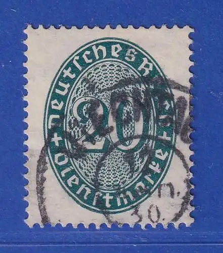 Dt. Reich 1927 Dienstmarke 20 Pfg. Mi.-Nr. 119Y gestempelt  gpr. SCHLEGEL BPP