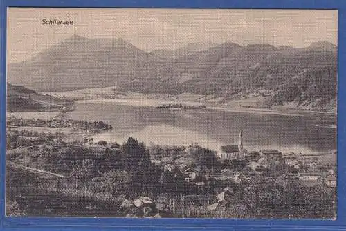 Alte AK Bayern Schliersee Panorama. ungelaufen