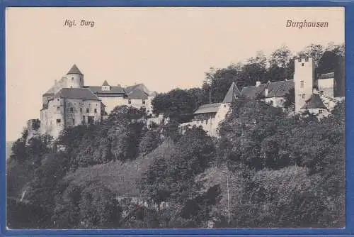 Alte AK Bayern Burghausen Kgl. Burg, ungelaufen