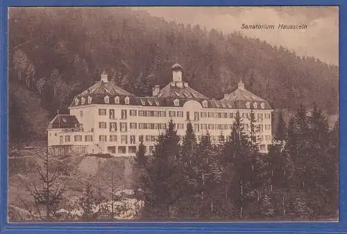 Alte AK Bayern Sanatorium Hausstein, ungelaufen