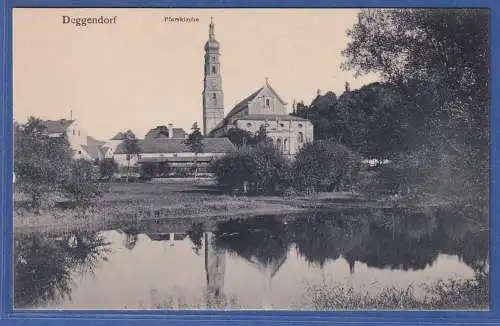 Alte AK Bayern Deggendorf Pfarrkirche, ungelaufen