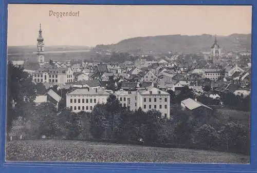 Alte AK Bayern Deggendorf Stadtansicht, ungelaufen