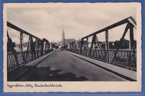 Alte AK Bayern Eggenfelden Niederbayern, Lauterbachbrücke