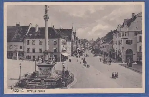 Alte AK Bayern Freising Hauptstrasse, gebraucht