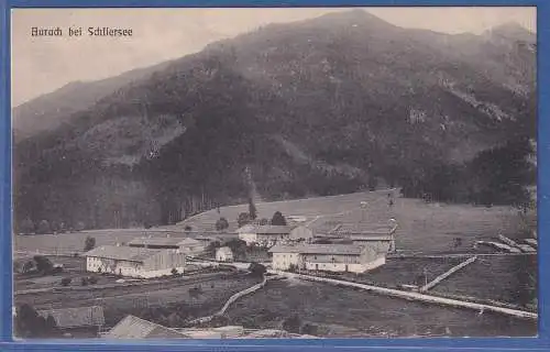 Alte AK Bayern  Aurach bei Schliersee , gel. 1912.