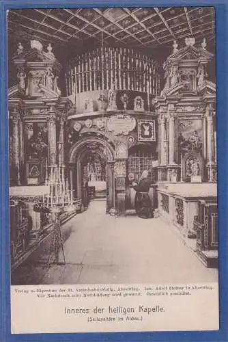 Alte AK Bayern  Altötting Inneres der heiligen Kapelle , gel. 1919