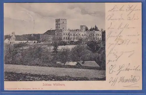 Alte AK Bayern  Schloss Wildthurm  gel. vor 1910