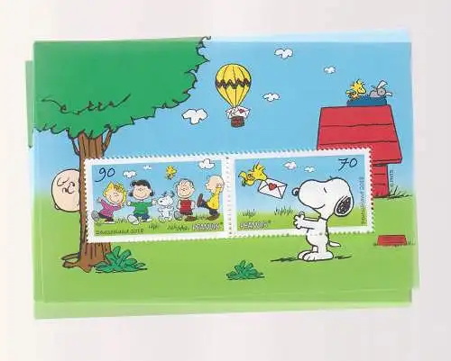 Frankaturware Deutschland orig. postfrisch, Peanuts-Block 2018, 9 Stück !