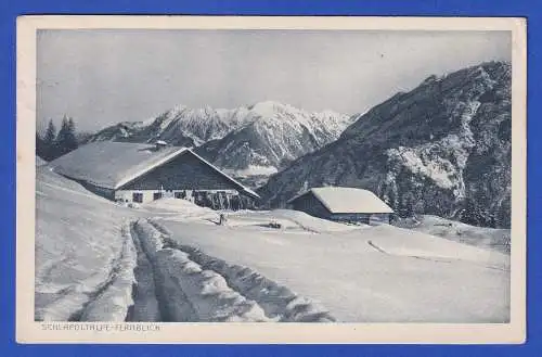 Bayern 1919 AK mit O Posthilfsstelle Prinz-Luitpold-Haus am Hochvogel