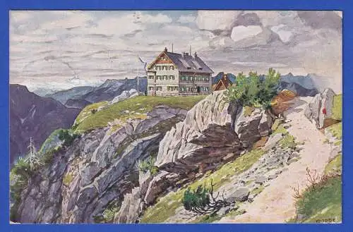 Bayern 1912 AK mit O Posthilfsstelle Rotwandhaus Neuhaus bei Schliersee