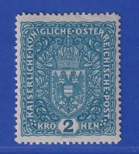 Österreich 1917 Wappen 2 Kr Mi.-Nr. 204 I x postfrisch **