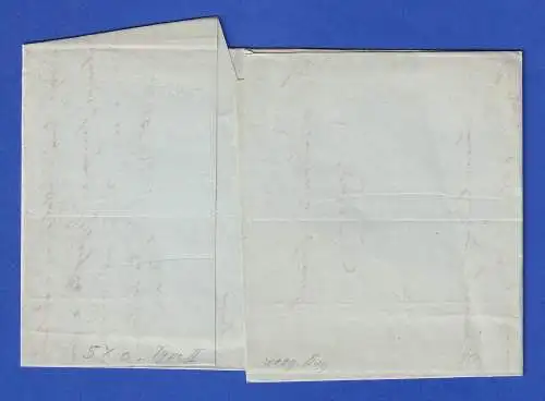 Lombardei-Venetien Wappen 45 C Mi.-Nr. 5Xa Type II auf Brief O MILANO 1853