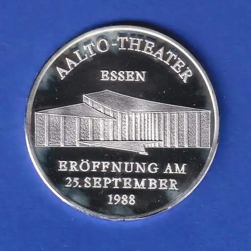 Silbermedaille 1988 Aalto-Theater Essen - Meistersinger Hans Sachs 15gAg999