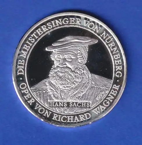 Silbermedaille 1988 Aalto-Theater Essen - Meistersinger Hans Sachs 15gAg999