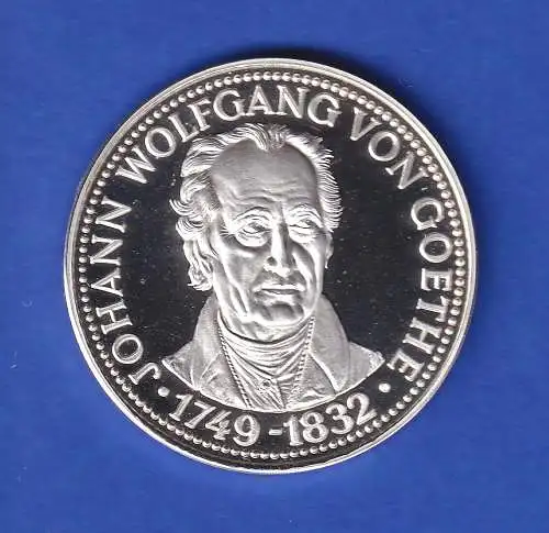 Silbermedaille Johann Wolfgang von Goethe - Geburtshaus 10g/Ag1000