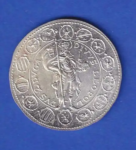 Silbermedaille nach Vorbild 2 Dukaten Tirol 1642 Ferdinand Karl 6,5gAg835