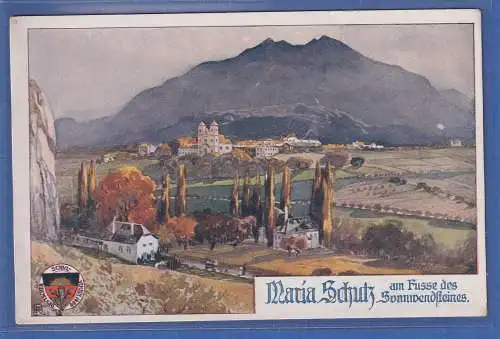 Alte AK Österreich Maria Schutz am Fusse des Sonnwendsteines,  ungelaufen