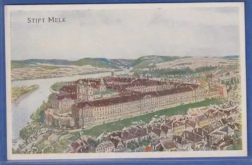 Alte AK Österreich Stift Melk , ungelaufen