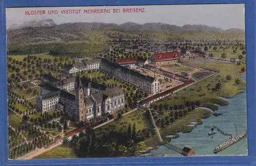 Alte AK Österreich Kloster und Institut Mehrerau bei Bregenz,  gebraucht 1926