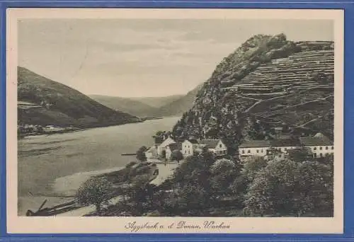 Alte AK Österreich Aggsbach a.d.Donau, Wachau, gebraucht 1927