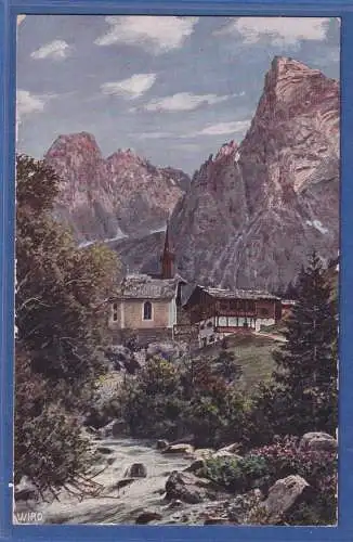 Alte AK Österreich Kaisergebirge:Hinterbärenbad, gebraucht 1926