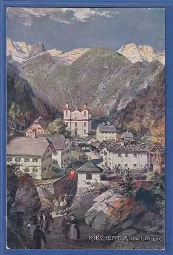 Alte AK Österreich Kirchenthal bei Lofer, gebraucht 1931