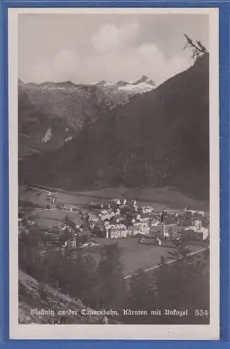 Alte AK Österreich Mallnitz an der Tauernbahn, gebraucht 1944