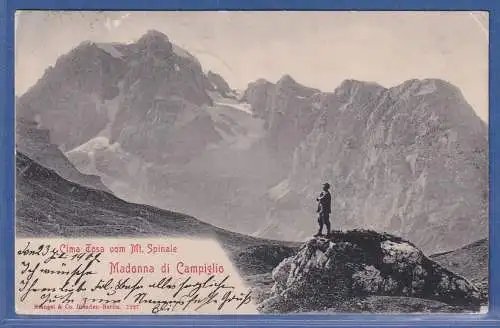 Alte AK Österreich Madonna di Campiglio, gebraucht 1902