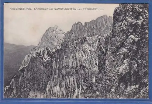 Alte AK Österreich Kaisergebirge, Lärcheck und Gamsfluchten, gebr. 1900