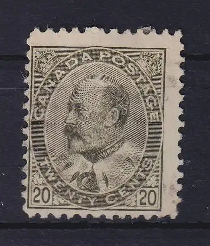 Kanada 1904 König Edward VII. 20 Cents Mi.-Nr. 82A gestempelt