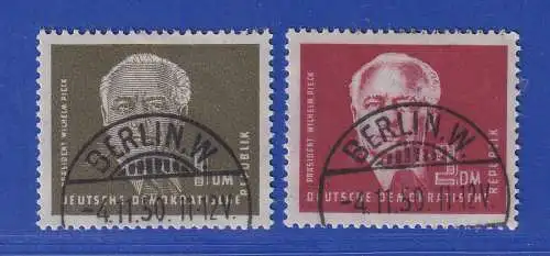 DDR 1950 Wilhelm Pieck Mi.-Nr. 253-254a O BERLIN