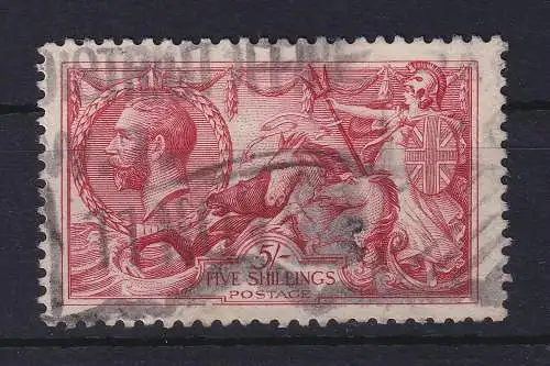 Großbritannien 1918 König Georg V. 5s Mi.-Nr. 142 III gestempelt