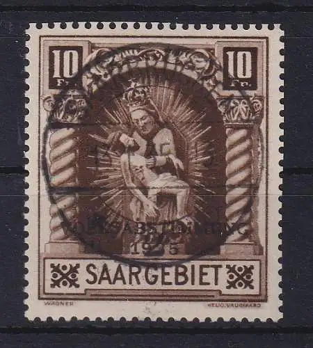 Saargebiet 1934 Volksabstimmung Mi-Nr. 194 O SAARBRÜCKEN gpr. GEIGLE BPP