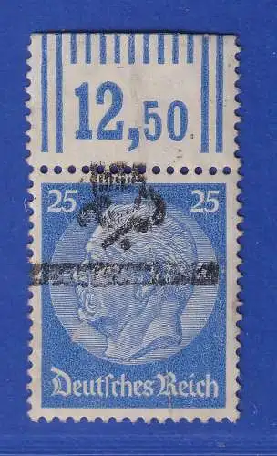 Österreich 1945 Lokalausgabe Perg Hindenburg 25 Pfg Mi.-Nr. 5 Oberrandstück (*)