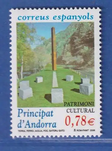 Andorra span. 2006 Mi.-Nr. 332 Skulpturengruppe von Satoru Sato ** / MNH